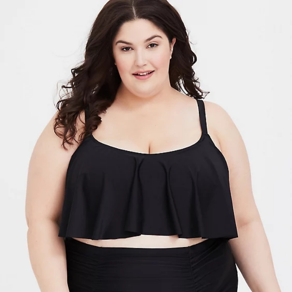 Torrid Flounce Bikini Top